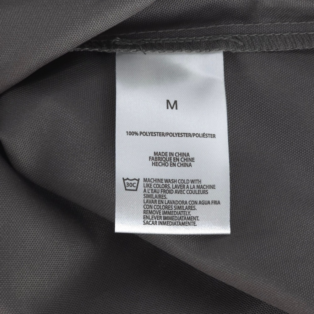 Huk Breaker Performance Windbreaker Jacket Gray Hooded Lightweight Shell Medium - Picture 7 of 16
